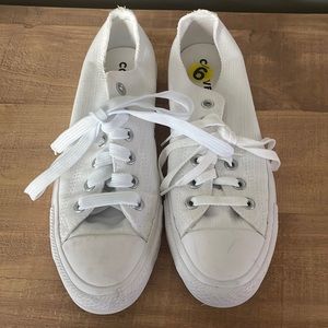 White low top converse